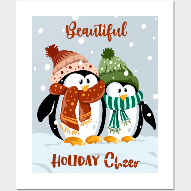 Beautiful Holiday Cheer Wall Art by Athikan